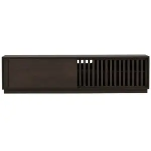 PARIS PRIX Meuble tv en Bois 180 cm cm - Bois foncé - lugo
