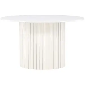Comparateur de prix : Härön table de salle à manger Ø110 cm blanc.