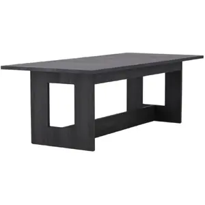 Drawer Table à manger design milly 235cm noir pas cher