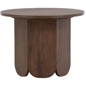 Table basse design tekla 60cm marron pas cher