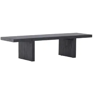 PARIS PRIX Table basse en bois yakunik 120cm noir pas cher