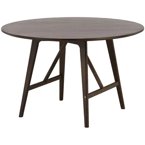 Comparateur de prix : Kaseidon table de salle à manger Ø100 cm marron foncé.