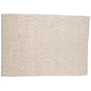 Comparateur de prix : Tapis déco en laine jajru 200x300cm blanc