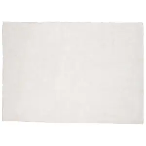 Tapis déco undra 170x240cm blanc pas cher