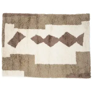 Comparateur de prix : Tapis déco en laine nestor 252x350cm multicolore