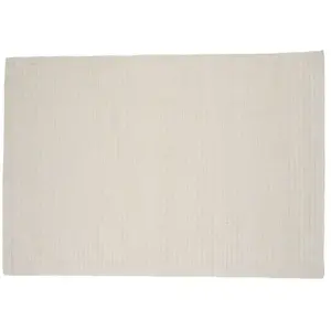 Comparateur de prix : Tapis déco en laine milton 202x300cm blanc