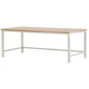 Table basse design rise 120cm naturel & grège pas cher