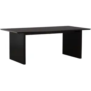 Comparateur de prix : Vail table de salle à manger 100x200cm noir.