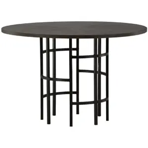 Comparateur de prix : Copenhagen table de salle à manger ø115cm mocca.