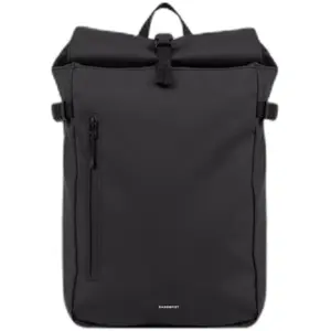 Sandqvist - Sac à dos 20L - Stream Slim Rolltop M Black - Noir