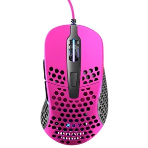Comparateur de prix : Xtrfy M4 RGB - Souris - pour droitiers - optique - filaire - USB - rose