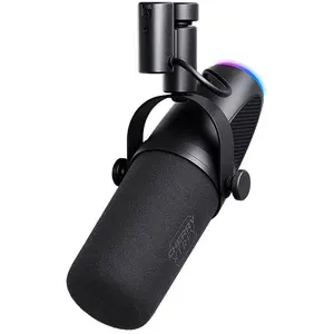 CHERRY XTRFY Ngale X - Microphone - USB, XLR à 3 broches - noir