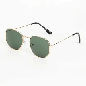 CHPO Ian, des Lunettes de Soleil Mixte, Gold (Gold/Turquoise), 45 pas cher