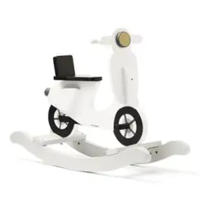 Kids Concept® Scooter à bascule enfant bois blanc pas cher