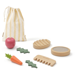 Kids Concept® Kit entretien pour chevaux Fuzzy Friends AIDEN bois pas cher