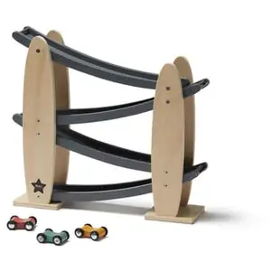 Kids Concept® Circuit voitures Aiden bois gris pas cher