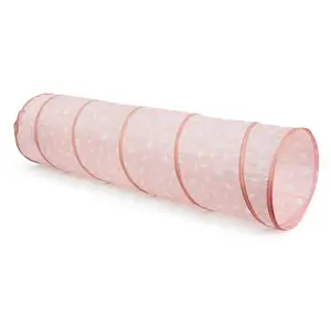 Kid's Concept Tunnel de jeu Star rose (180 cm)