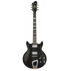 Comparateur de prix : Hagstrom Alvar Black Guitare semi-acoustique