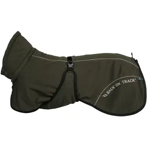 Manteau pour chien Back on Track Vert 55 cm 32356555 pas cher