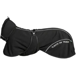 Manteau pour chien en maille Back on Track Bay Noir 80 cm 32389080 pas cher