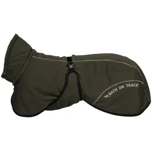 Comparateur de prix : Manteau pour chien en maille Back on Track Bay Vert 50 cm 32386550