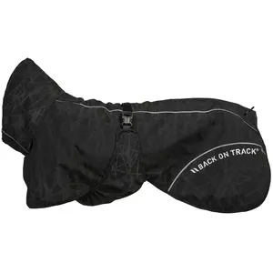 Manteau pour chien Back on Track Bay Noir 55 cm 32369055 pas cher