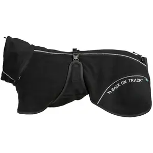 Manteau pour chien Polaire Back on Track Bay Noir 35 cm 32439035 pas cher