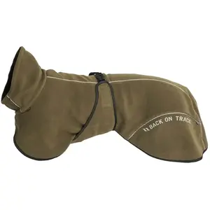 Manteau pour chien Polaire Back on Track Bay Vert 30 cm 32446530 pas cher