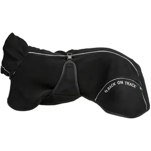 Manteau pour chien Polaire Back on Track Bay Noir 60 cm 32449060 pas cher
