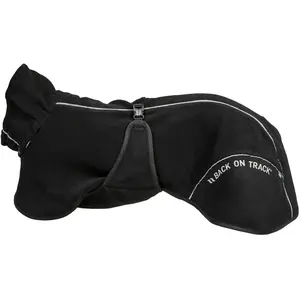 Manteau pour chien Polaire Back on Track Bay Noir 30 cm 32449030 pas cher