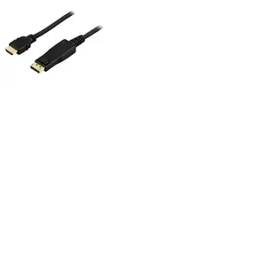 Deltaco DP-3030 - Câble adaptateur - DisplayPort mâle pour HDMI mâle - 3 m - noir pas cher