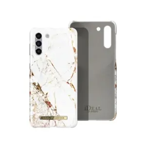 Comparateur de prix : Coque iDeal of Sweden Fashion pour Samsung Galaxy S21 Plus - Carrara Gold Multicolore, Blanc