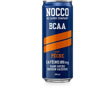 Comparateur de prix : Nocco Nocco Bcaa Drink (330ml)Pêche Boissons BcaaNocco