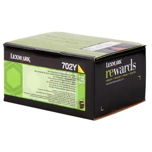 Lexmark 702Y - Jaune - original - cartouche de toner LCCP, LRP - pour Lexmark CS310dn, CS310n, CS410dn, CS410dtn, CS410n, CS510de, CS510dte pas cher
