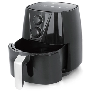 Emerio AF-126667 SmartFryer, AirFryer, friteuse à air chaud, friteuse à air chaud sans huile supplémentaire, XL, volume de 3,8 l, Cool Touch, sans BPA, chauffage rapide, 1450 W, noir pas cher