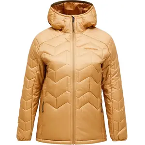 Peak Performance - W Elevate Liner Hood Sierra Sand pour Femme - Taill... pas cher