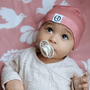 Lot de 2 sucettes symétriques en silicone Binky Petit River Rose (3 mo... pas cher