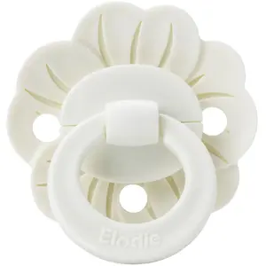 Sucette symétrique en silicone Binky Bloom Vanilla White (0 mois et +) pas cher