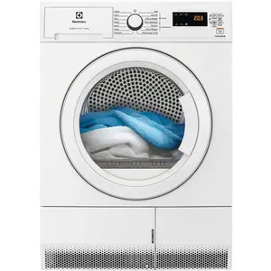 Comparateur de prix : Electrolux - Sèche-linge pompe à chaleur 60cm 8kg blanc EDHF2804DC
