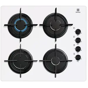 Electrolux - EGT6042NVW Plaque de cuisson Gaz Série 300 Gas on Glass 6... pas cher