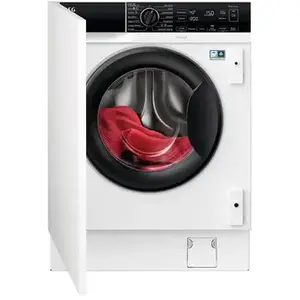 Comparateur de prix : Lave linge séchant hublot encastrable AEG LWG88416BI