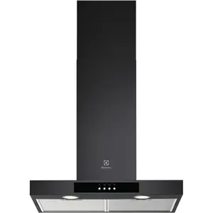 Hotte décorative murale 60cm 51db 295m3/h noir - EFTD26K - ELECTROLUX pas cher