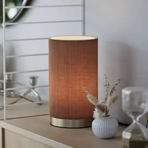PR Home Lampe à poser Dora, marron, hauteur 25 cm pas cher