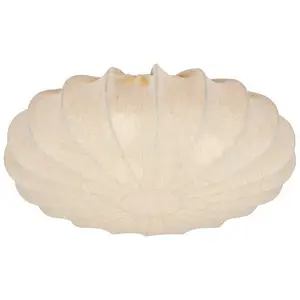 PR Home Plafonnier, textile en lin, Ø 42 cm, grisVendu parluminaire