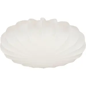 PR Home Plafonnier, textile en lin, Ø 42 cm, blancVendu parluminaire