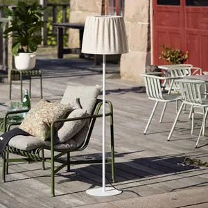 PR Home Lampadaire d'extérieur Agnar, blanc/beige, 140 cmVendu parluminaire