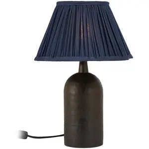 PR Home Riley lampe à poser, noire/bleue pas cher