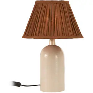 PR Home Riley lampe à poser, beige/brune pas cher