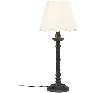 PR Home Joy lampe à poser abat-jour en tissu arqué pas cher