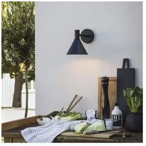 Comparateur de prix : PR Home Applique d'extérieur Minitripp, noir, IP44, métal